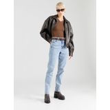 Jeans - Light Blue Denim - 99% Katoen, 1% Elastaan - Hoog Taillehoogte