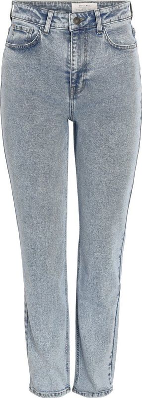 Jeans - Light Blue Denim - 99% Katoen, 1% Elastaan - Hoog Taillehoogte