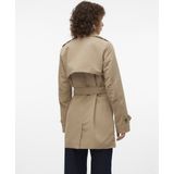 Vmchloe - Trenchcoat - Jas - Omkeerbaar - Lange Mouwen, Riemsluiting, Knoopsluiting, Volledig Gevoerd