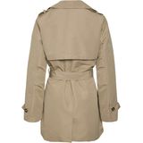 Vmchloe - Trenchcoat - Jas - Omkeerbaar - Lange Mouwen, Riemsluiting, Knoopsluiting, Volledig Gevoerd