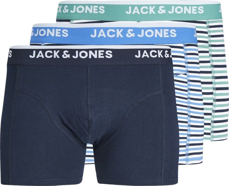 Jack & Jones - JACKODA - Boxershorts - Gestreept - 3-Pack