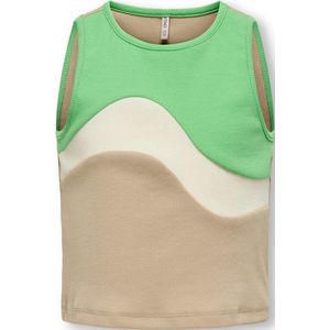 ONLY meisjes top GRY White Pepper Spring Bouquet/Cloud Dancer Regular Fit