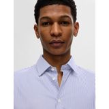 Selected - Performance Slim Fit - Overhemd - Wit - 60% Biologisch Katoen, Lange Mouwen
