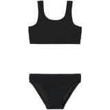 NAME IT - NKFZIBA BIKINI - Meisjes Zwemkleding - Black - Polyester-Mix