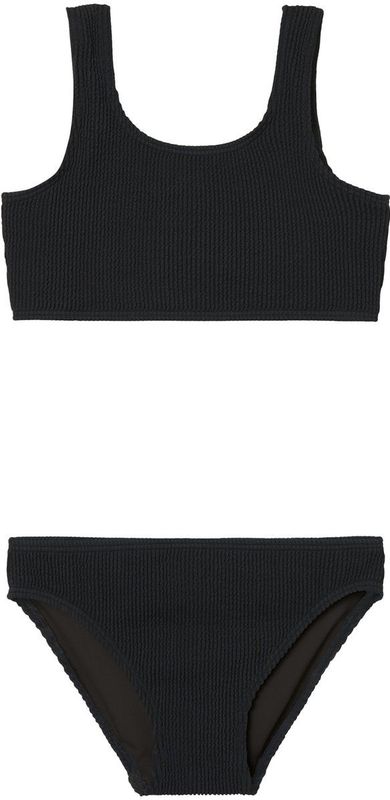 NAME IT - NKFZIBA BIKINI - Meisjes Zwemkleding - Black - Polyester-Mix