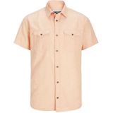 Jack & Jones - Sheridan - Overhemd - Katoen/Linnen - Knoopsluiting, Relaxed Fit, Korte Mouwen