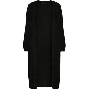 Pieces Vest Pcmaggy Ls Long Knit Cardigan Noos 17150959 Black Dames