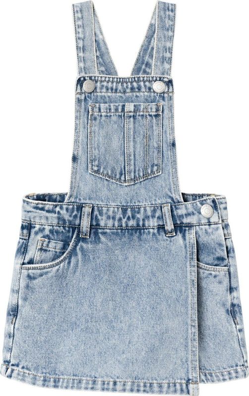 Name It - Tuinbroek - Jumpsuit - Baggy - Light - Blue - Denim - Bella - Maat 86