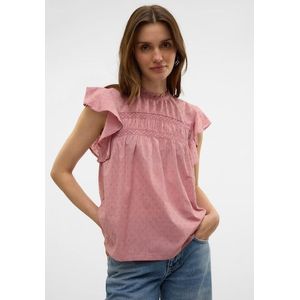 Vero Moda Blusenshirt »VMTRINE SL LACE TOP WVN NOOS«