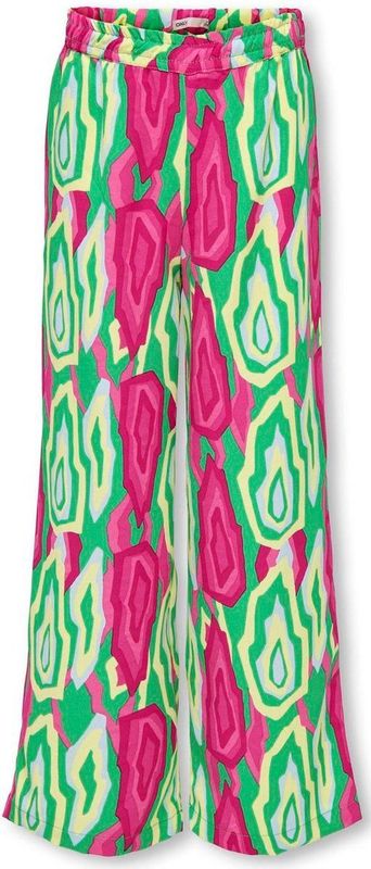 Only Kids - AOP PANTS PTM - Broek - Wide Fit - Kleurrijke All Over Print