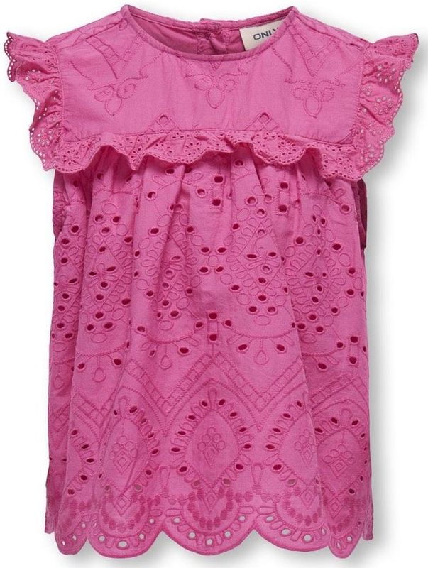 Only - Kogcleo Life - Top - Framboos - Korte Mouwen