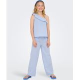 ONLY GIRLS - Chino Broek - Groen - Katoen - Wijde Pijpen