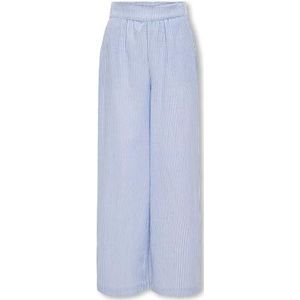 ONLY GIRLS - Chino Broek - Groen - Katoen - Wijde Pijpen