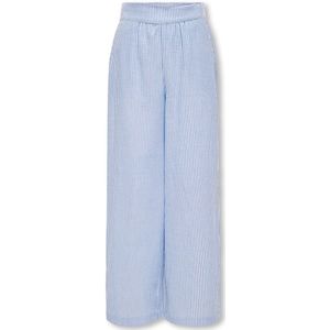 ONLY GIRLS - Broek - Wijd - Zwart - Katoen - Elastische Tailleband