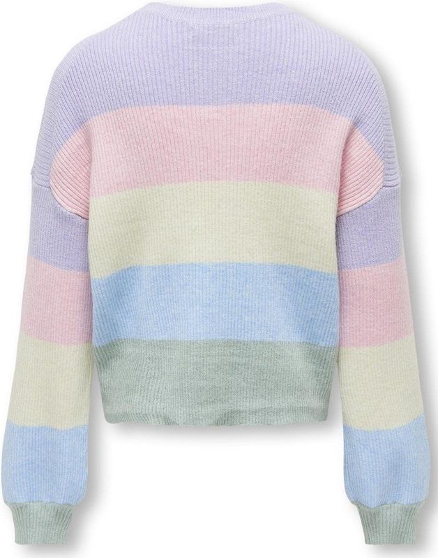 KIDS ONLY - KOGSANDY L/S STRIPE PULLOVER - Gebreide Trui - Lavendula