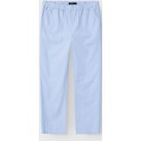 Broek - Blauw - Geweven Stof - Regular Fit - Verstelbare Taille