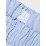 Broek - Blauw - Geweven Stof - Regular Fit - Verstelbare Taille