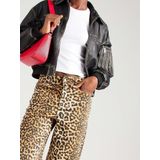 Losvallende Jeans - Blauw - Katoen/Polyester - Hoge Taille