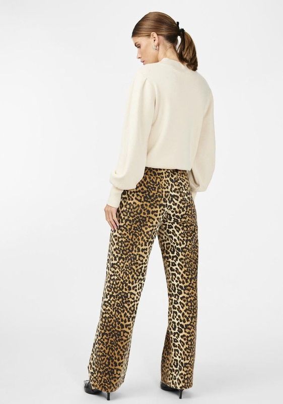 Losvallende Jeans - Blauw - Katoen/Polyester - Hoge Taille