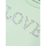 Top - Glitter - Jersey - Korte Mouwen - Regular Fit