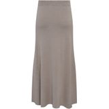 YAS FONNY HW ANKLE KNIT SKIRT S NOOS, grijs, M, grijs.