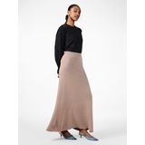 Y.a.s - Yasfonny HW Ankle Knit Rok - Bruin - A-lijn