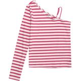 Kognella - Top - Zwart - Een Schouder - Lange Mouwen - Regular Fit