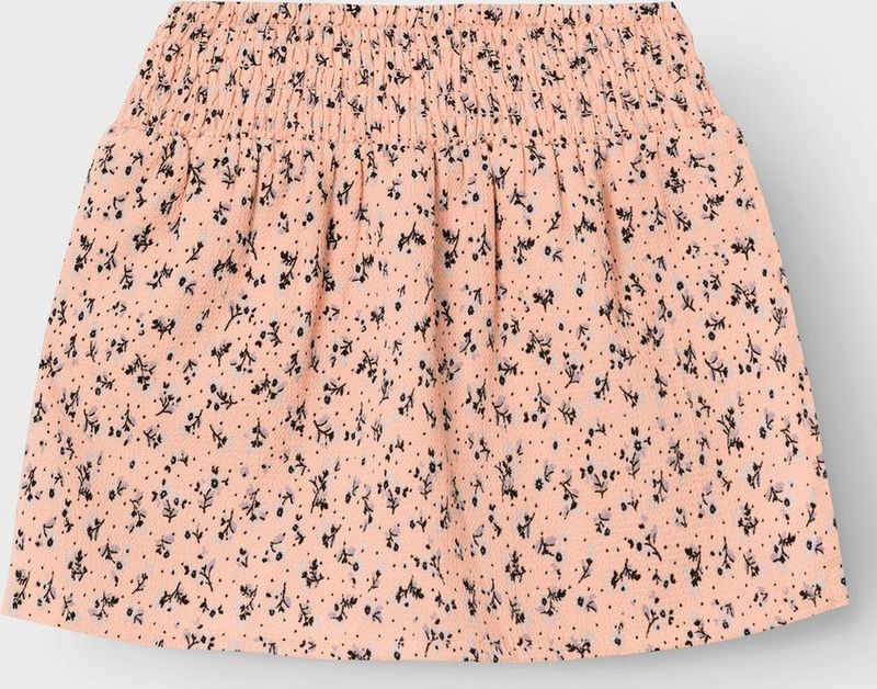 Name it - NMFJESIMONE - Shortrok - Peach - Bloemetjes