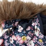 Name It - Snow10 AOP - Skipak - Donkerblauw - Roze - Junior