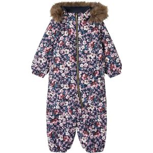 Name It - Snow10 AOP - Skipak - Donkerblauw - Roze - Junior