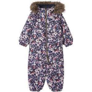 NAME IT Nmfsnow10 Suit Aop Fo Noos Sneeuwpak voor meisjes, Donkere saffier/Aop: bloem