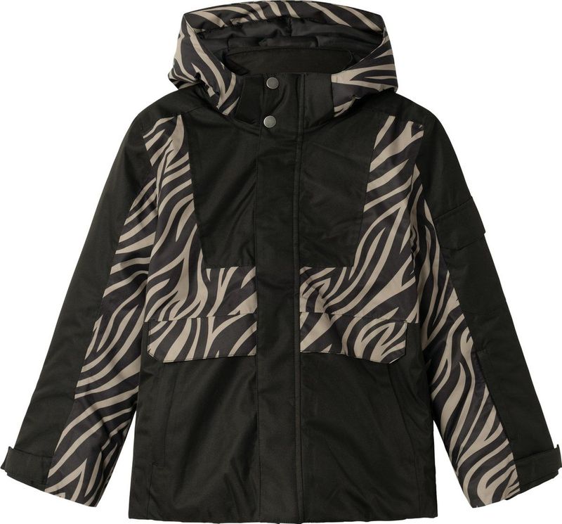 NAME IT - Slope10 - Ski-jas - Zwart - Waterdicht 10.000 mm, Ademend 5.000g/m2/24h, Winddicht