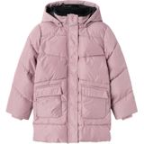 NAME IT Korte jas voor meisjes, Grape Shake, 122 cm