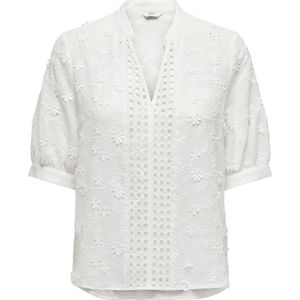 Only - Onlalice Blouse - Cloud Dancer - 100% Katoen