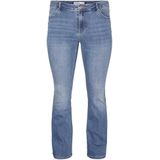 Flared Fit Jeans - Blauw - Katoen - Gerecycled Katoen