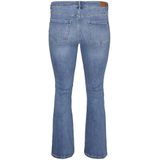 Flared Fit Jeans - Blauw - Katoen - Gerecycled Katoen