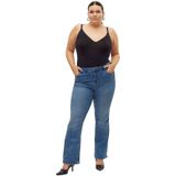 Flared Fit Jeans - Blauw - Katoen - Gerecycled Katoen