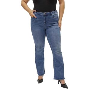 Flared Fit Jeans - Blauw - Katoen - Gerecycled Katoen