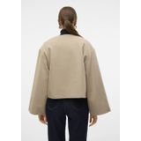 AWARE - Jas - Groen - Polyester - Knoopsluiting - Lange Mouwen