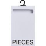 PIECES - PCCLAIRE - Panty's - Zwart - Licht Transparant