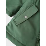 NAME IT - Parka - Groen - 100% Polyester - Afneembare Capuchon