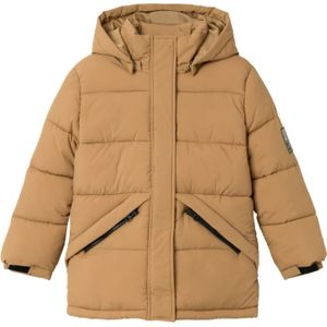 NAME IT - Pufferjas - Groen - Geweven Stof - Afneembare Capuchon