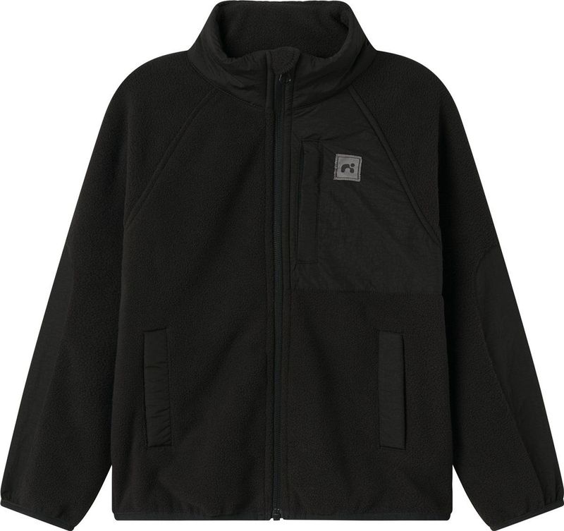 NAME IT - Bovenkleding - Jas - Blauw - 100% Polyester - Hoge Kraag