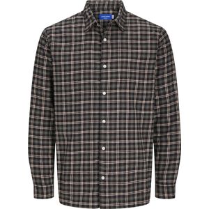Jorjoshua Flannel Check Shirt Ls, pavement, L