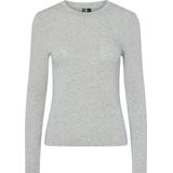 Light Grey Melange - Longsleeve - Jersey - Regular Fit