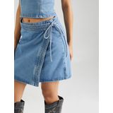 Only Wikkelrok Dnm Gua - Blauw