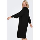 Only Carmakoma - Jerseyjurk - V-Hals - Lange Mouwen - Midi-lengte - Regular Fit
