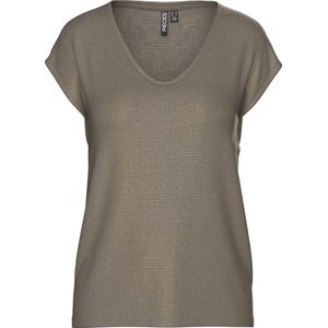 Pieces - Pcbillo Tee Lurex Stripes Jrs Noos Bc - Dames - t-Shirts