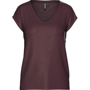 Pieces - Pcbillo Tee Lurex Stripes Jrs Noos Bc - Dames - t-Shirts