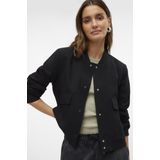 Jas - Kort - Hoge Opstaande Kraag - Lange Mouwen - Knoopsluiting - Voorzakken